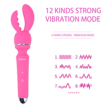 OLO Galingas Clit Vibratoriai Sekso Žaislai Moterims Klitoris StimulatorAnal Makšties Magic Wand Massager AV Vibratorius Suaugusiųjų Sekso Produktas