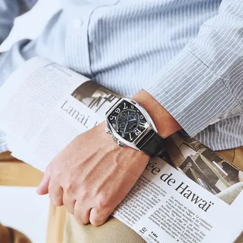 ONOLA Prekės Mechaninė Automatinė Vyrai Laikrodžiai 2019 aikštėje vandeniui multi-funkcija riešo laikrodžių mados stilius žiūrėti vyras