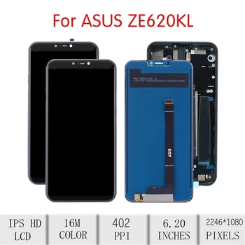 ORIGINALĄ ASUS Zenfone 5 ZE620KL LCD Jutiklinis Ekranas skaitmeninis keitiklis Asamblėjos Asus ze620kl Ekranas su Rėmo Pakeitimo ZF620KL