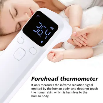 OUTAD Kūdikių Termometras Infraraudonųjų spindulių Skaitmeninis LCD Kūno Matavimo Kaktos, Ausies, Ne-Kreipkitės Suaugusiųjų Karščiavimas IR Vaikų Termometro