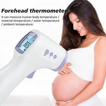 OUTAD Skaitmeninis Infraraudonųjų spindulių Kaktos Termometras Ausies Ne-kreiptis į medicinos Termometro LCD Kūno Karščiavimas Kūdikių ir Suaugusiųjų Temperatūrai matuoti