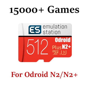 Odroid N2 512 GB Micro SD kortele! Jūsų Odroid N2 N2+, Vaizdo Previws Ora RetroArena 3 eil.1.13 Emuliacija Stotis ES 14,000+ Žaidimai