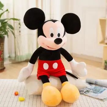 Originalus Originali Disney Mickey Mouse Lėlės, Pliušiniai Žaislai Minnie Mouse Lėlės 30cm/40cm/50cm Kimštiniai Žaislai Vaikams Gimtadienio Dovanos