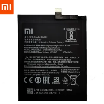 Originalus Xiaomi Telefono Baterija BM3K 3200mAh Aukštos Kokybės Pakaitinis Akumuliatorius Xiaomi Mi Sumaišykite 3 Mix3 Baterijas +Įrankių Rinkiniai