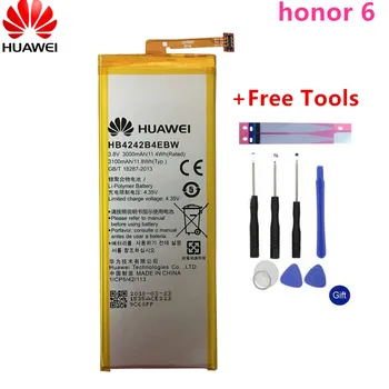Originalą Huawei, Baterija Huawei honor 4X garbę 6 garbę che2-l11 H60-L01 H60-L02 H60-L11 H60-L04 HB4242B4EBW 3000mAh