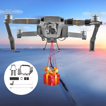 Oro Drop Sistema DJI Mavic Pro/Mavic 2 pro zoom/ORO 2/Mini 2 Drone Žvejybos Žiedas Dovana Pristatyti Gyvybės Gelbėjimo Nuotolinio Metikas Rinkiniai