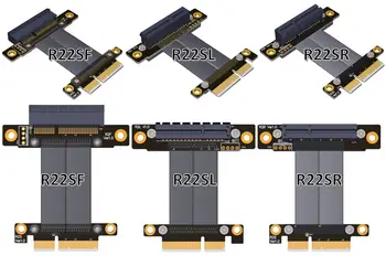 PCIe 3.0 x4 Vyrų ir Moterų ilgiklis PCI Express Gen3 Plokštę Grafikos SSD RAID Extender Konverteris Riser Card