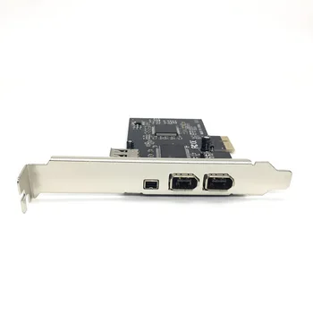 PCIe Combo 4 Uostai (3+1), kai 1394a 1 x 4 Pin 3x 6 Pin Valdiklio plokštė Extension Adapter PCI Express 