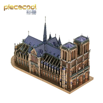 PMA MODELIO 3D Metalo Įspūdį Notre Dame de Paris 