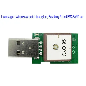 Pakaitinio Signalo prijungimo įtaisas Transporto priemonės Sekimo Imtuvas palaiko Windows USB G-PELĖS Glonass Navigacijos GPS Modulis Padėties nustatymo Automobilį