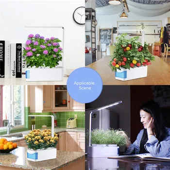 Pažangi Stalas LED Lempos Hydroponic Žolė Patalpų Sodo Rinkinys Multi-Funkcija Gėlių, Daržovių Augalų Augimo Šviesos Palapinėje Lauke Vazonuose