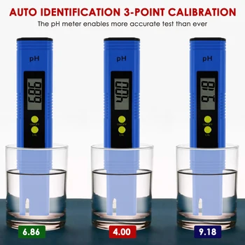Pentype Vandens Kokybės pH Matuoklis Skysčių Rūgštingumas Testeris 0.01 pH Tikslumas, Akvariumas, Baseinas, Spa, Laboratoriniai, Namų