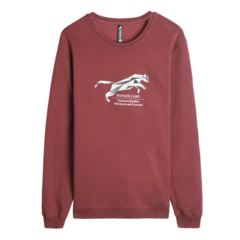 Pioneer Stovykla tirštėti šiltas mens sweatshirs prekės ženklo-drabužių spausdinti rudens žiemos vilnos vyrų hoodies kokybės medvilnės AWY701396