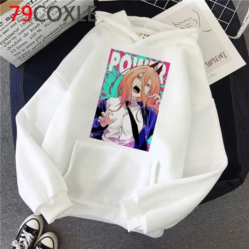 Pjūklą Vyras Pochita Makima hoodies vyrų plius dydis anime grafikos 2020 vyrų megztinis streetwear