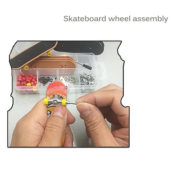 Plastikiniai Mini Piršto Čiuožimo Valdybos Stalo Žaidimas Žaislas Vaikams Riedlentė Vaikams Pirštu Fingerboard Motoroleris Skate Švietimo Dovanos