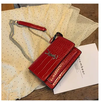 Prabanga Ponios Rankinėje 2019 Naujas Mados Atsitiktinis Grandinės Peties Messenger Bag Classic Prekės Ženklo Dizaineris Krepšys
