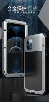 Prabanga Sunkiųjų Apsaugos Doom Metalo šarvai telefoną Atveju Huawei Mate30Pro 20Pro 30 Pro Atvejais Dulkėms atsparus smūgiams ONEGOlden