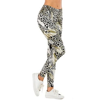 Prekės ženklo Mados Moteris Kelnės Seksuali Moteris Legging Leopardas spausdinti Fitneso leggins Slim legins Minkšta ir tampri, Antblauzdžiai