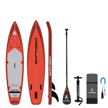 Pripučiami Naršyti Atsistoti Sup irklas lentos iSUP SurfingPaddleboard SURFREN 305i wakeboat bodyboard kayakboat size305*81*15cm