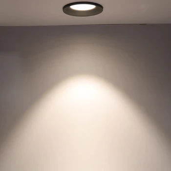 Pritemdomi recesse turas COB LED Šviestuvai Lubų lempa Apšvietimas 9W12W15W18W LED Šviesos diodų (led) skydelį lemputė Patalpų Apšvietimas