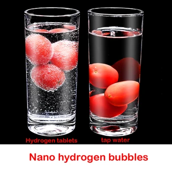 Purative Aktyvus H2 Molekulinio Vandenilio 10000PPB H2 60 Tablečių Nano Vandenilio tablečių Silpnai rūgštinė Hidratacija 60 Dienų