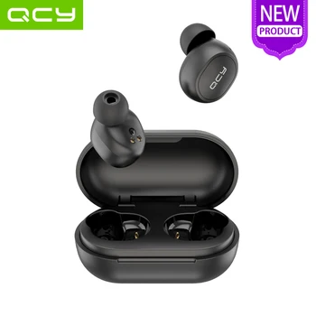 QCY T4 TWS Bluetooth V5.0 Sporto Belaidės Ausinės APP Pritaikymas, 3D Stereo Mini Ausines į Ausis Dvigubas Mikrofonas