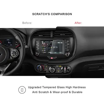 RUIYA Automobilių Screen Protector For Soul Stiprintuvas 7 Colių 2020 Navigacijos Touch Centras Ekranu Auto Interjero Lipdukai