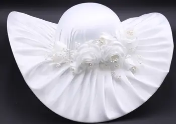 Raudona Balta vestuvių skrybėlę,vestuvių skrybėlės moterims, elegantiška nuotaka skrybėlę,vestuvių priedai chapeau femme mariage vestuviniai aksesuarai