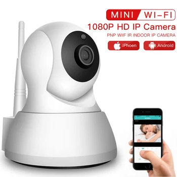 SDETER Belaidžio WiFi IP Kameros 1080P 720P Pet Saugumo Kameros VAIZDO Stebėjimo Kamerą P2P Naktinio Matymo Kūdikio stebėjimo Patalpų Cam