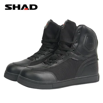 SHAD vyrų motociklo apsauga, batai, vyrams, vandeniui motociklo Apsaugoti motorolerį batai motociklų lenktynių lokomotyvų batai