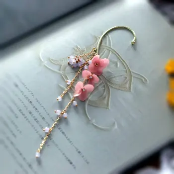 SINZRY asmenybės miško stilingas rankų darbo konservuoti rožių gėlių sweety otica auskarai moterims kutas ausies kilpą