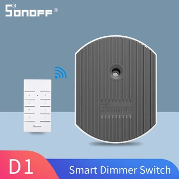 SONOFF stiprumą D1 Wifi Smart Switch Module Reguliuoti Šviesos RM433 RF PROGRAMĖLĖ Balsas Nuotolinio Valdymo Dirbti 