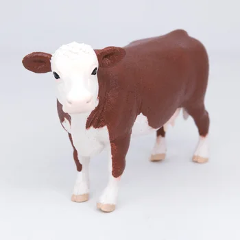 Schleich Ūkių Pasaulio Gyvūnų Hereford Karvė Modelis Plastiko Žaislas Pav #Naujas 13867
