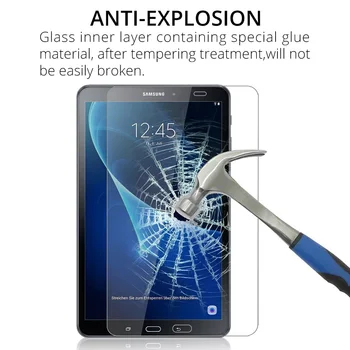 Screen Protector For Samsung Galaxy Tab 10.1 2016 S Pen SM-P580 SM-P585 Grūdintas Stiklas, Apsauginė Plėvelė Samsung P580 P585