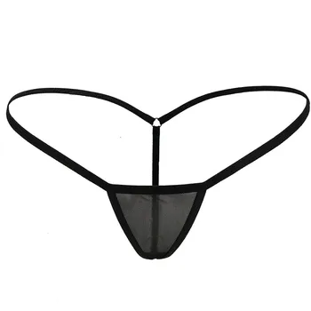 Seksualus Mini Micro Bikini G Stygos Dirželius Moterų Skaidriai Pamatyti, Throuh Kelnaitės T-atgal Tangas Mažas Juosmens Erotika Undewear apatinis Trikotažas