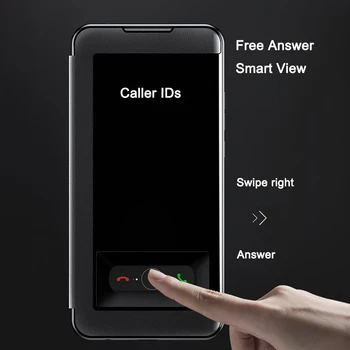 Smart View Window Flip Case for Huawei Honor 30 Telefono dėklas,Nemokamai Atsakymas PU Odos Stovėti padengti huawei honor 30S 30 Pro Atveju