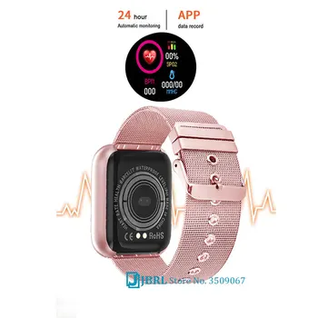 Smart Watch Moterys Vyrai Fitness Tracker Širdies ritmo Monitorius Elektronika Smart Laikrodis 