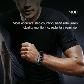 Sporto Žingsnis Counter Smartwatch Spaudimą, Širdies ritmo Miego Stebėti USB Įkrovimo Smart Apyrankė Fitneso Pagalbinis Įrankis