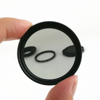 Stiklo CPL Filtras poliarizuotos šviesos reguliatorius Poliarizacinių + Objektyvo Dangtelis + Filter Ring Adapter SJCAM SJ8 Pro Oro Plius Veiksmų Fotoaparato UV Priedai