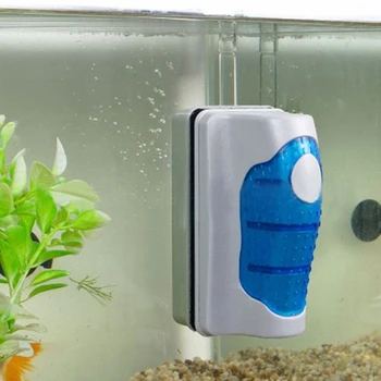 Stiklo Teptuku Magnetinis Akvariumo Žuvų Bakas Šepečiai Plūduriuojantis Švaraus Stiklo Pakabos Grandiklis Magnetinio Šepetys Plastikinis Sponge Įrankiai