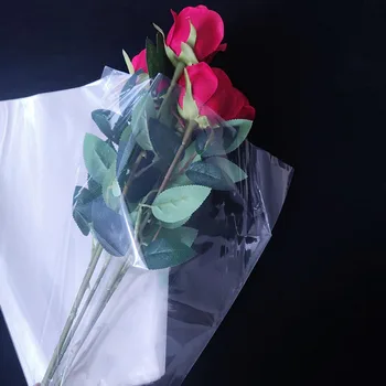 StoBag 100vnt Rožių Gėlių Paketo Aišku, Krepšiai, Gimtadienio, Vestuvių Dovana, Apdailos Prekių 