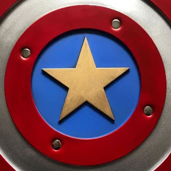 Super herojus Vaidmenį, Žaisti 1: 1 PU Shield Dovana Cosplay Helovinas Prop 44 cm Skersmens Puikiai Versija Steve Rogers
