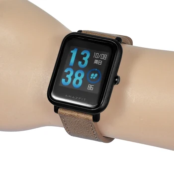 TAMISTER 20mm natūralios Odos Dirželis Huami Amazfit Pvp Tiek Juostos Xiaomi Amazfit Pvp Smart Watch laikrodis priedai