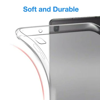 TPU Skaidri Minkšta Shokproof Tablet Apsaugos Atveju Shell Priedai Samsung Galaxy Tab S6 Lite 10.4 2020 P610 P615