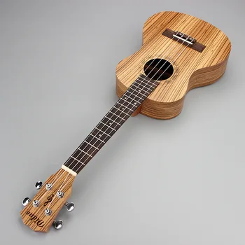 Tenoras ukulėle 26 colių Havajų gitara, 4 styginių ukulėle Guitara amatų zebra medienos muzikos instrumentas Uke