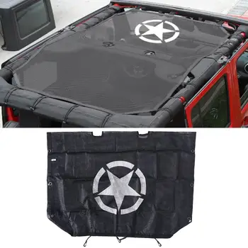 Tinka Jeep Wrangler JK 4Door Penkių Žvaigždučių Stogo Akių skėtį nuo saulės Viršų Padengti UV Apsauga