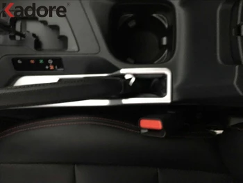 Toyota RAV4 RAV 4. 2016 m. 2017 ABS Matinis rankinio stabdžio Apdaila Rankinio Stabdžio Dangtelio Lipdukas Automobilio Stiliaus Interjero Priedai