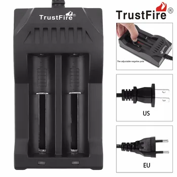 Trustfire TR-017), 3,7 V 2Slots Įkraunama Baterija, 
