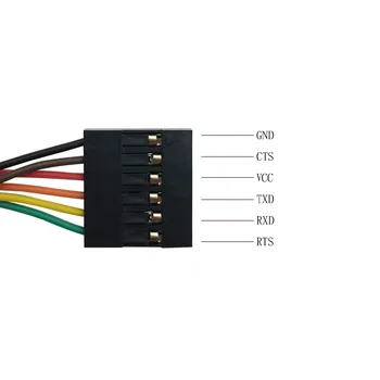 USB TTL Serijos UART Keitiklio Kabelį FT232r usb 3.3 v, TTL-232R-3V3 6 Būdu Antraštė TTL-232R-5V Veikia su 