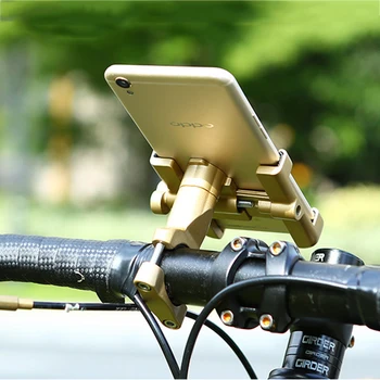 Universalios Aliuminio Lydinio Motociklo Telefono Turėtojas Paramos Telefonu Moto Laikiklis GPS Dviračio Rankenos Laikiklis, Skirtas 